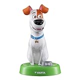VARTA Pets Nachtlicht Max (für Kinder inkl. 3xAAA Longlife Power Batterien Taschenlampe, Orientierungslicht, Stimmungslicht für Schlafzimmer mit Touch-Sensor und An- und Ausschalt-Funktion)