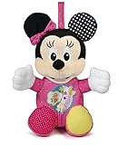 Clementoni 17207 Disney Baby – Minnie Leucht-Plüsch, Kuscheltier für Kleinkinder & Säuglinge ab 3 Monaten, Stofftier mit Licht und Musik, Einschlafhilfe für Kinder, Geschenkidee zu Weihnachten