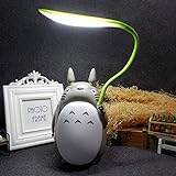 Anime LED-Nachtlicht Kinder-Charakter-Lampe, USB Aufladung, Schreibtisch-Nachttisch-Leselampe,Whitebelly