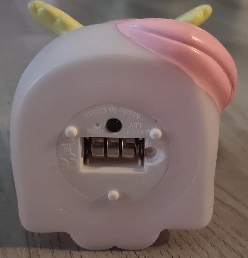 Einhorn Lampe a little love company Batterie Fach