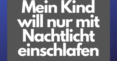 Mein Kind will nur mit einem Nachtlicht einschlafen