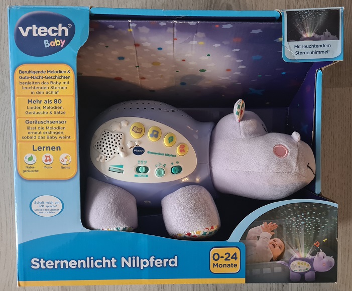 im der Sternenlicht - Nilpferd Hippo lila Baby Test Vtech