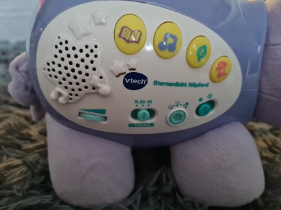 Sternenlicht lila Nilpferd Test Hippo im der - Baby Vtech