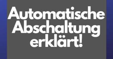 Was ist eine Abschaltautomatik